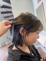 アトリエドゥーディマンシュ atelier doux dimanche&nbsp;ベージュ×ブルー