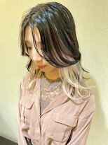 スーパーカット 元町店(SUPER CUT)&nbsp;インナーカラー　ブラック×ホワイト