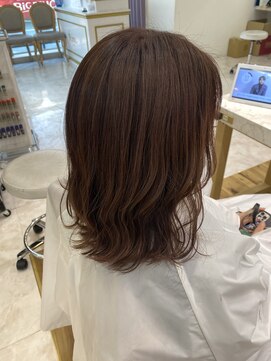 アプリバイリアン 浦和2号店(appri by Rien) 切りっぱなしボブ/ピンクブラウン