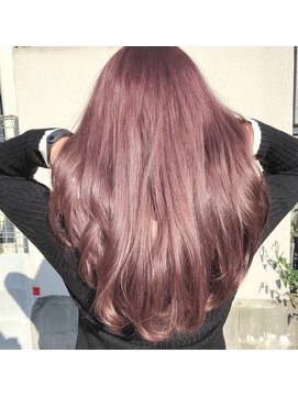 フェリーシェス(Felichesse) ガーネットピンクのゆるふわロングカール♪30代40代50代