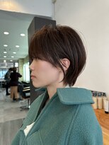 ビューエヒメ(VIEW EHIME)&nbsp;大人ラフウェーブ20代30代40代ボブブラウンスウィングショート