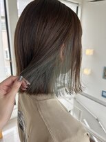 バース ヘアデザイン(Birth hair design) インナーカラーオリーブ