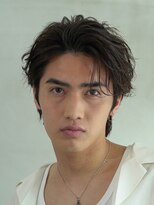 名駅中華ヘアツイストスパイラルパーマセンターパートコンマヘア