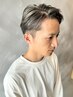 【カラー人気No.1】メンズカット＋ハイライトカラーor白髪ぼかし＋15分スパ