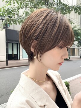ロンドグロワール 大宮(Lond Gloire) ミニウルフレイヤーカット顔周り前髪韓国ショートボブ/大宮