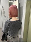 イメチェン 外はねボブ 春カラー ワイドバング
