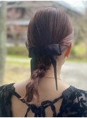 《HAIRZ》大岩真弓　お呼ばれシンプルスタイル
