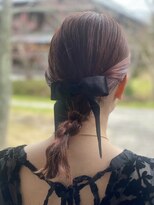 ヘアーズ イオンモール徳島(HAIRZ) 《HAIRZ》大岩真弓　お呼ばれシンプルスタイル