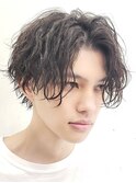 難波サーフカール波巻きパーマツイストパーマルーズパーマ緩め