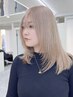 【リタッチブリーチ*ダブルカラー】リタッチブリーチ1回+全体カラー