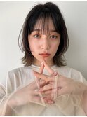 ハイライトグラデーション/レイヤーカット/くびれミディ/
