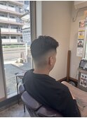 カット＋パーマ(メンズカット/フェード/波巻きパーマ/眉毛
