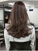 ハイライトバレイヤージュダブルカラーケアブリーチ30代40代