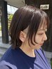 カット＋透明感カラー＋marbb ￥11330