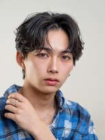 オーシャントーキョーオーバー(OCEAN TOKYO OVER) 韓国コンマバングセンターパート黒髪フェザー