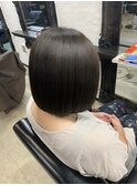 収まり重視大人ボブ