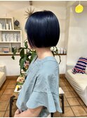 ネイビーカラー　ボブ