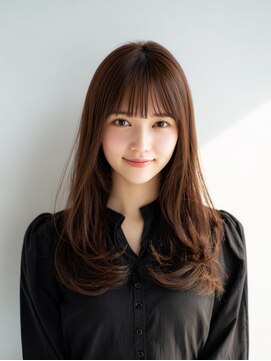 ネオリーブ チロル 横浜西口店(Neolive CiroL.) 20代30代40代小顔レイヤー/暗めカラー/デザインカラー