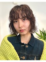 セーヌパス(CEINE PATH)&nbsp;中目黒マロンベージュアプリコットオレンジショートボブレイヤー