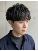 オールデイハローズ 京都駅前店(ALL DAY HELLO`S)&nbsp;20代30代40代50代60代　メンズ黒髪ニュアンスマッシュ＃5