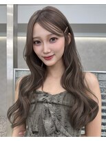 サンドレオ 新宿店(sand Leo)&nbsp;ミディアムレイヤーカット/髪質改善/韓国/前髪/新宿/ブリーチ