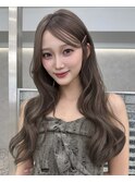 ミディアムレイヤーカット/髪質改善/韓国/前髪/新宿/ブリーチ