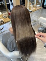 アヴァンス 広島本通店(AVANCE.)&nbsp;着物ヘア/大人ガーリー/ダークアッシュ/似合わせカット