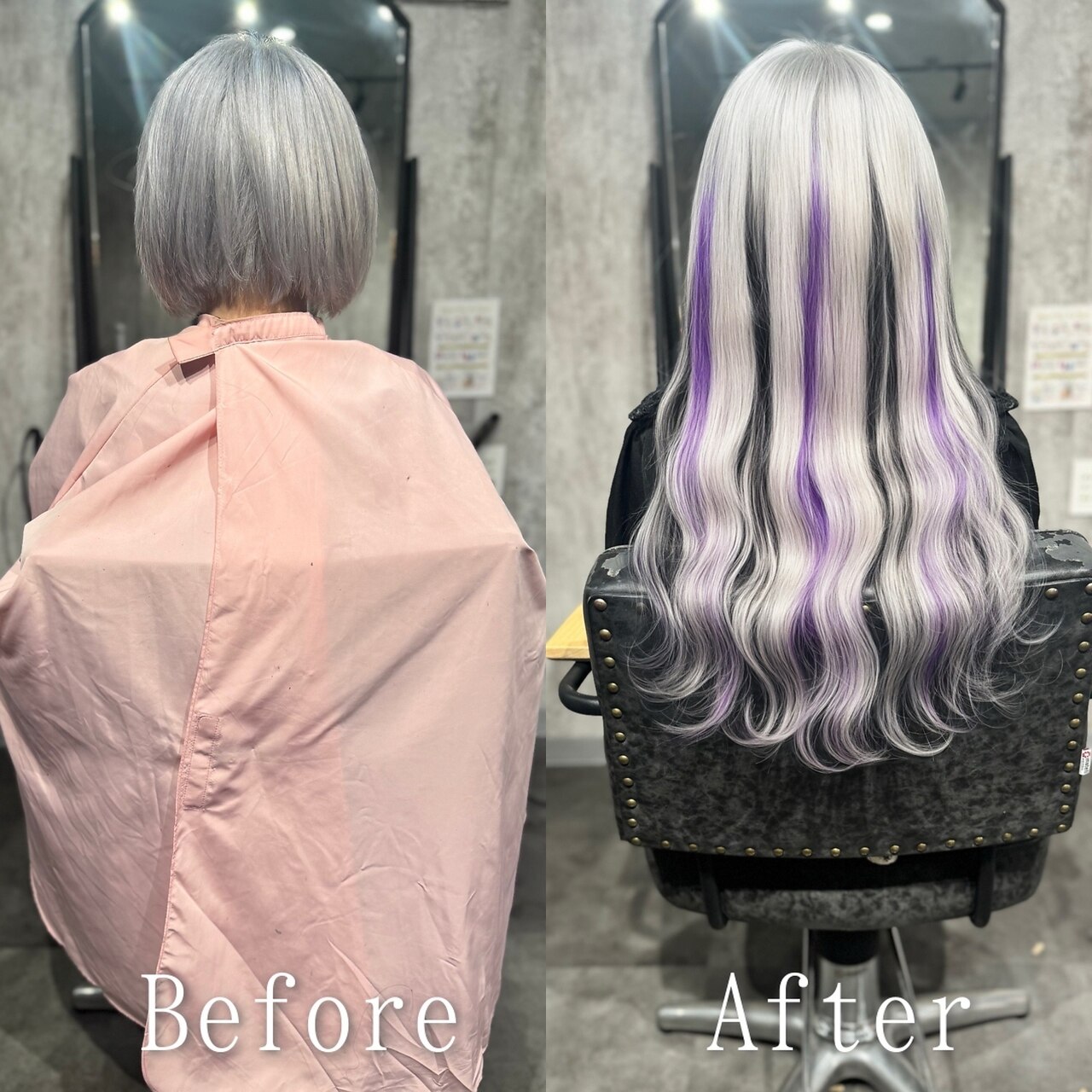 ブラック#シールエクステ#ローライト#ヨシンモリ#シルバー#神戸
