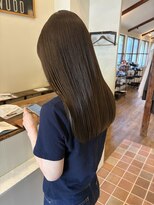 ブルー(BLUE)&nbsp;カーキブラウン×ロング