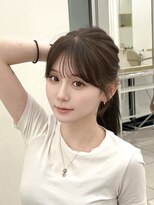 マウル 栄(MAEUL)&nbsp;丸顔解消前髪顔まわりカット