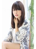ナチュラルシフォンストレート