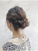 サイドループ編みルーズヘアアレンジ【表参道青山原宿】