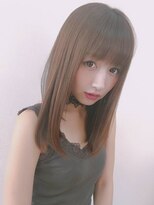 ミリム 栄矢場町店(MIRiM)&nbsp;【MUSE】大人かわいいサラ艶ストレートハニーヘア