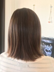 アッドランプ ヘアー 柳津店(add Lamp hair) オレンジ色を消したホワイトグレージュ