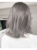 【Marl】グレージュカラーの抜け感セミディ♪