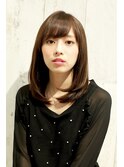 小顔になれる乾かすだけまとまるレイヤーストレート【渋谷】