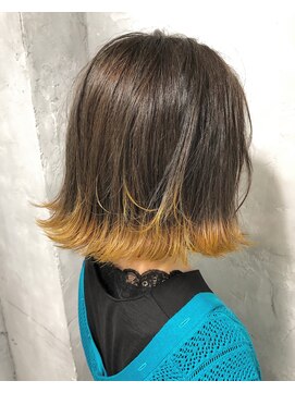 ニコ(nico...) ネオンイエローボブ