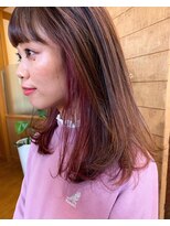 ヘアーサロン オンリーホープ(HAIR SALON ONLY HOPE) インナーピンク