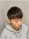 かくれツーブロック校則用カジュアルお子様カット