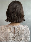 [kichi.] 切りっぱなしボブ×シナモンベージュ