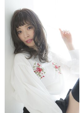 ミエルヘアーエスト 新宿店(mielhair est) ラフミディアムレイヤー