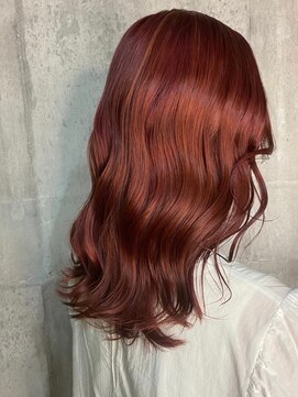 ポケット(pocket) 【pink hair**】艶巻きミディアム