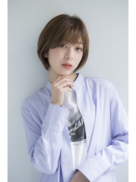 ミエルヘアーエスト 新宿店(mielhair est) ヌーディベージュ×ショートボブ【新宿】