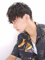 ノエル 池袋店(noel)&nbsp;刈り上げグラデーションマッシュ×ツイストスパイラル