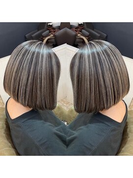 ワールドオーダー 天王寺店(WORLD ORDER) 白髪ぼかしハイライト