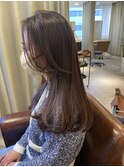 20代 30代 40代 酸熱トリートメント 髪質改善 センターパート