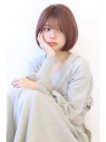 オーロ 池田店(ORO)&nbsp;ローライトココアブラウン大人かわいいゆるふわフリンジウェーブ