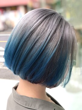 ティンク 大船(Tink) シルバーxグラデーションサファイアブルー【Tink大船／国分】