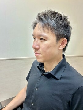 ヨシザワインク プレミアム 築地店(YOSHIZAWA Inc. PREMIUM) アップバング/カジュアル/癖毛/ショートヘア/20代/30代