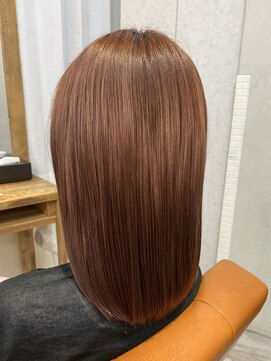 ラゴム 池袋(LAGOM) ブリーチ毛でもできる優しい弱酸性ストレート[池袋/髪質改善]